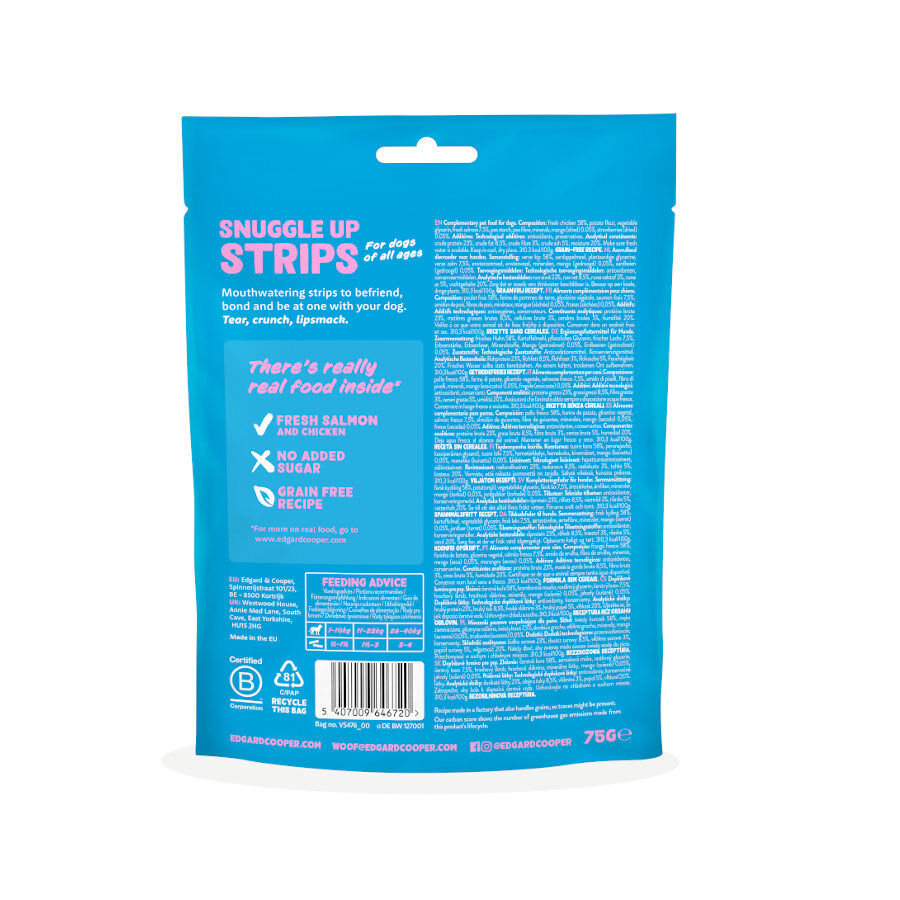 75 g Edgard y Cooper Tiras de Salm&atilde;o e Frango para c&atilde;es, , large Imagem n&uacute;mero 7